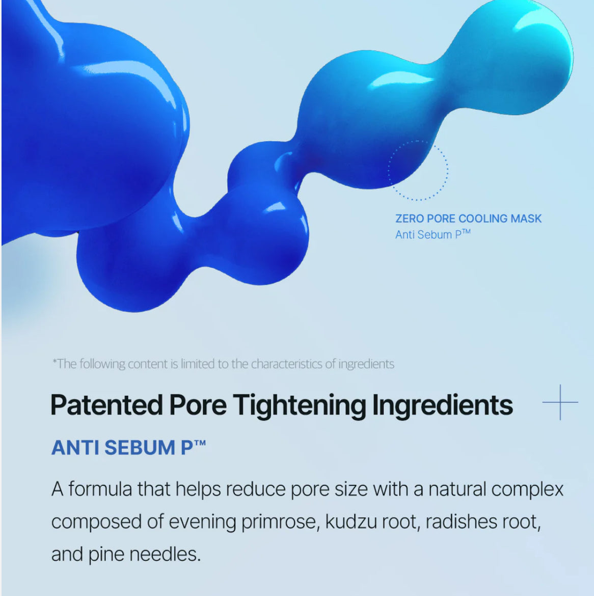 ZERO PORE COOLING MASK