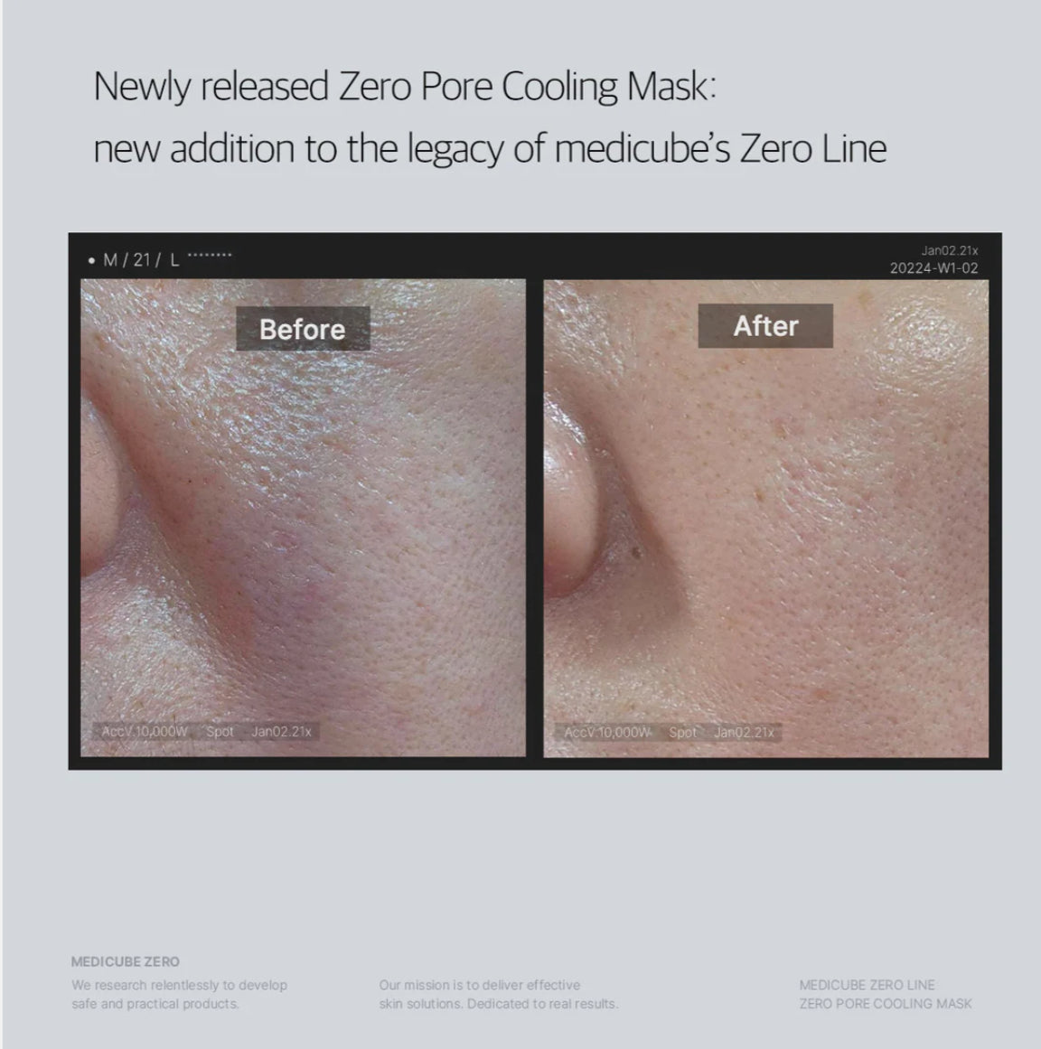 ZERO PORE COOLING MASK