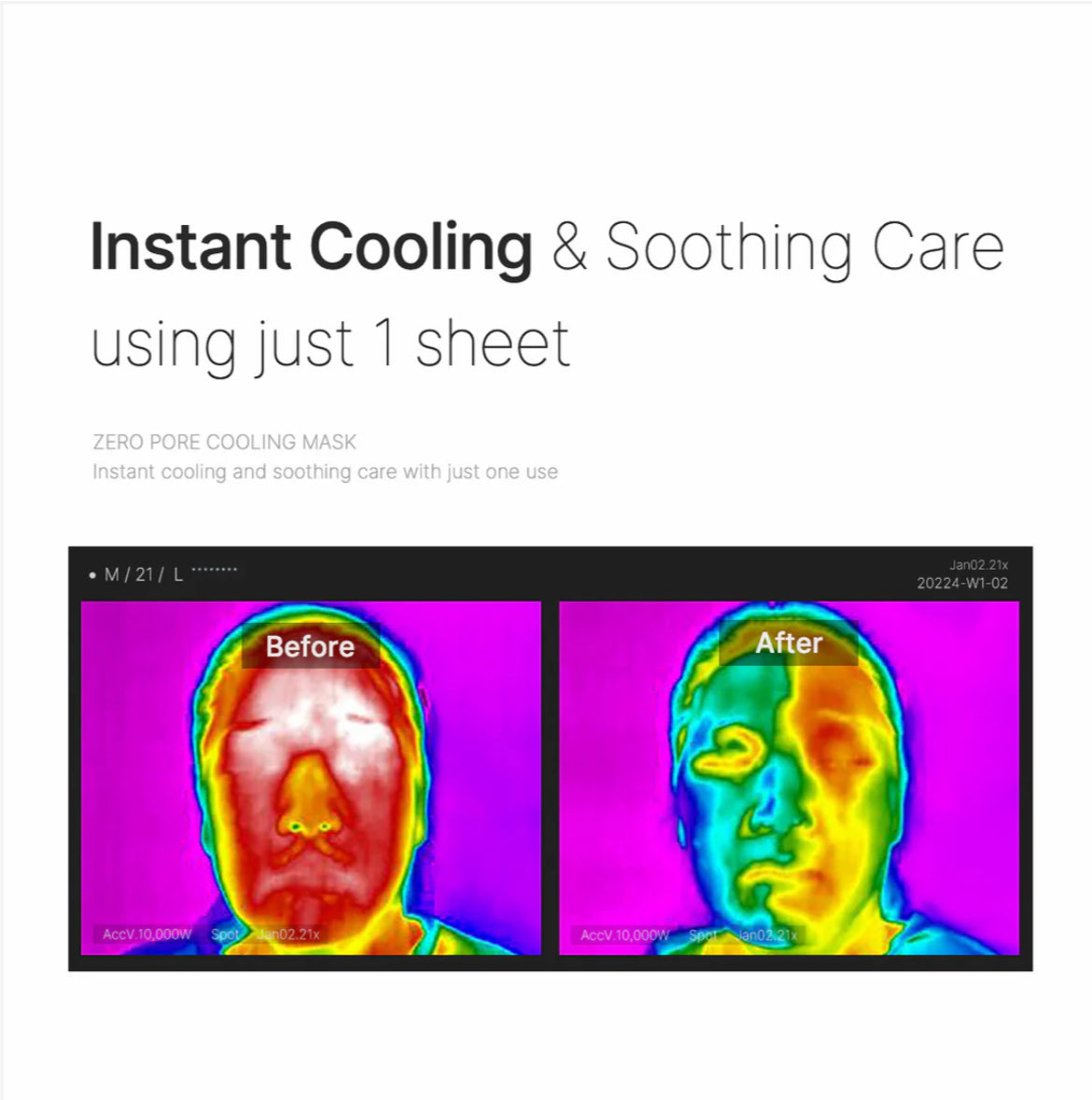 ZERO PORE COOLING MASK