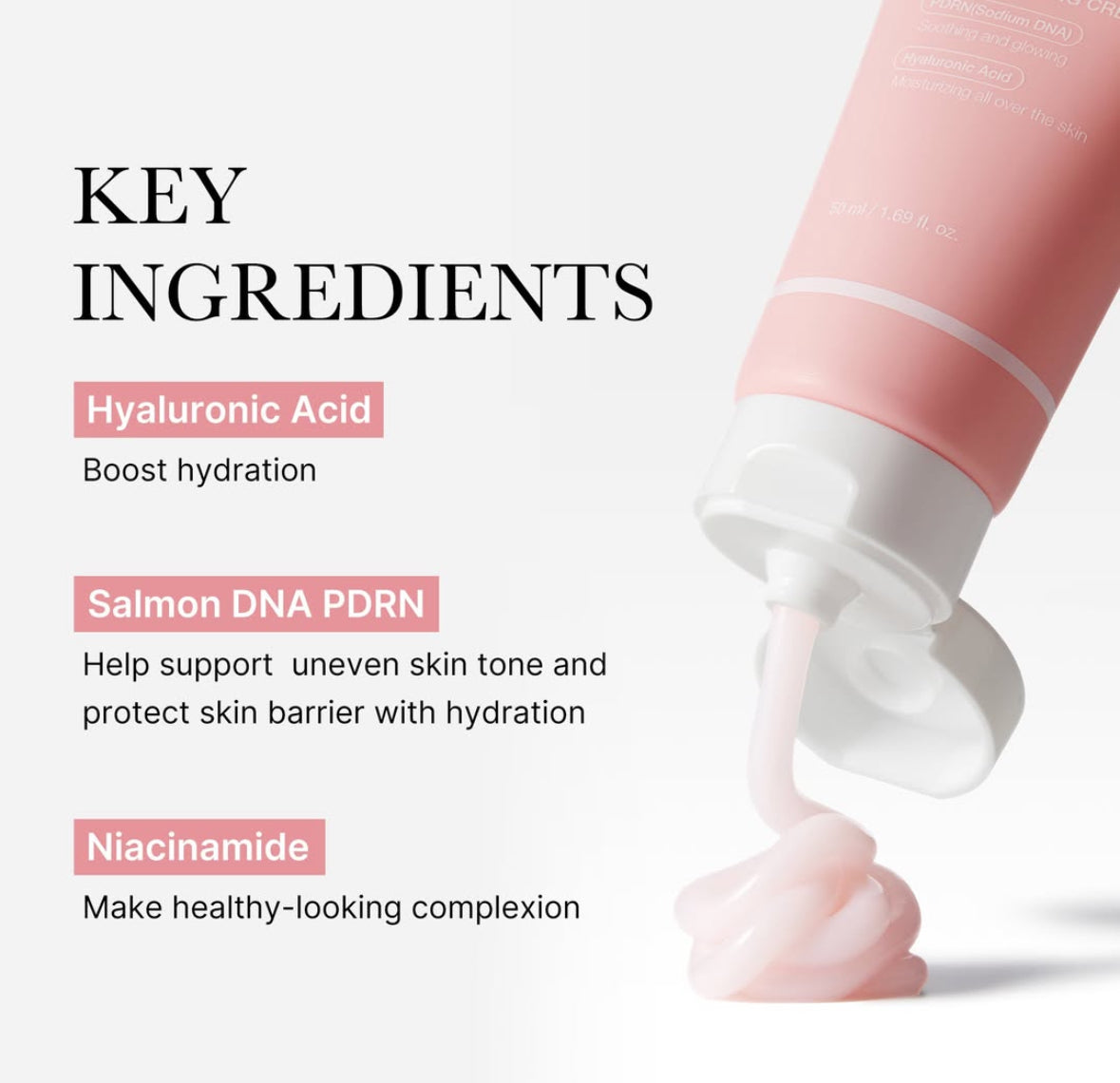 PDRN Pink Hyaluronic Moisturizing Cream